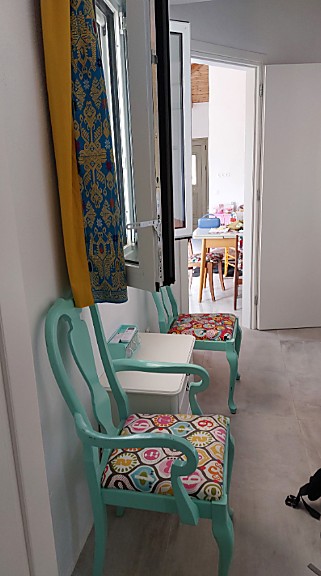 Sitzplatz am Schlafzimmer